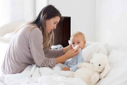 Baby cold mucus
