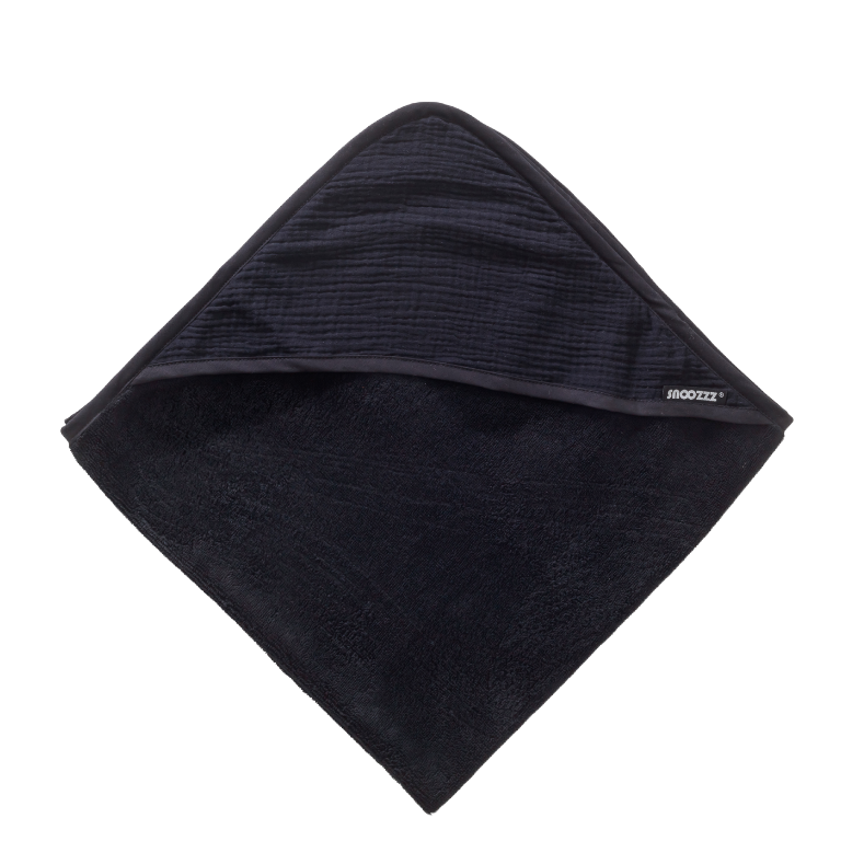 Bath towel black