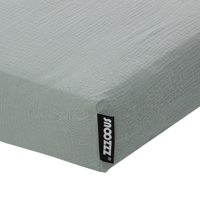 Fitted Sheet Crib Stone detail