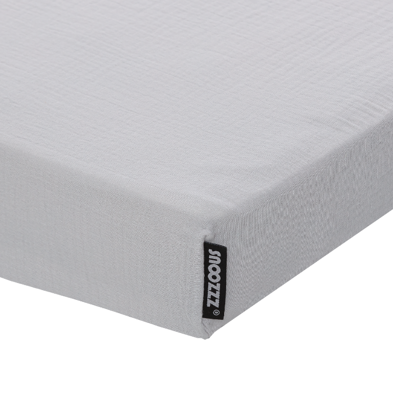Fitted Sheet Cradle Grey detail