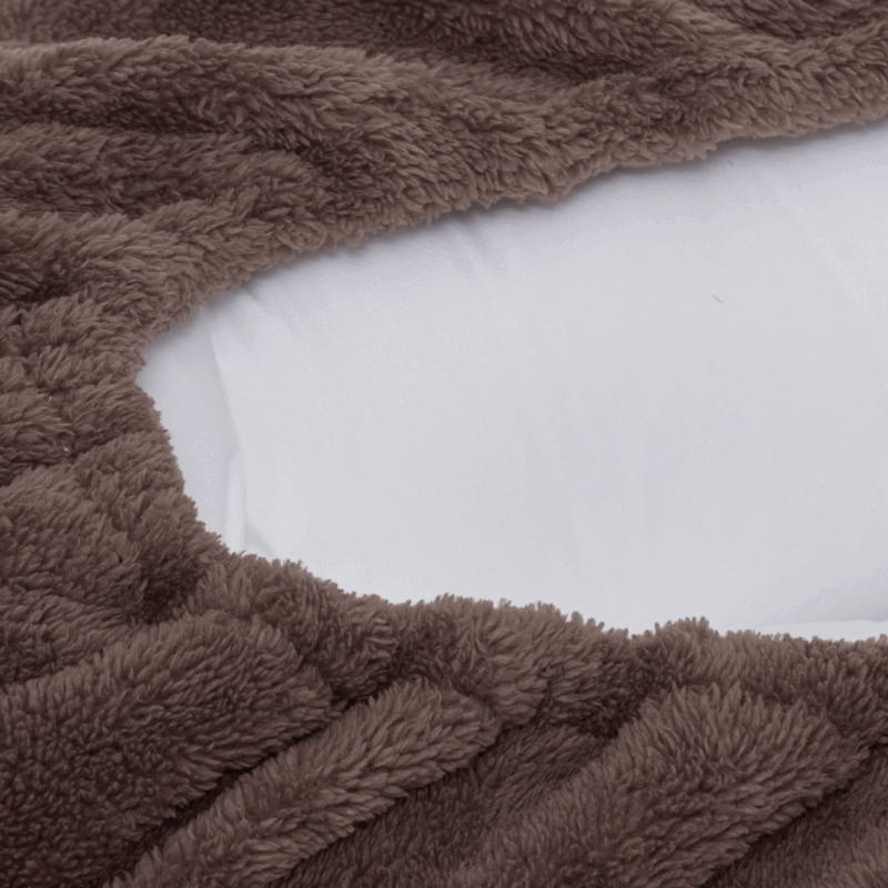 Relax cover nursing pillow Teddy Espresso - Image 4