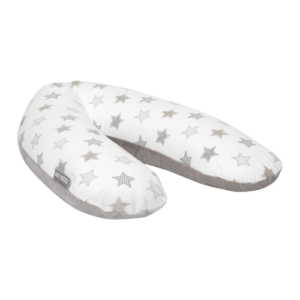 Coussin d'allaitement Star grey