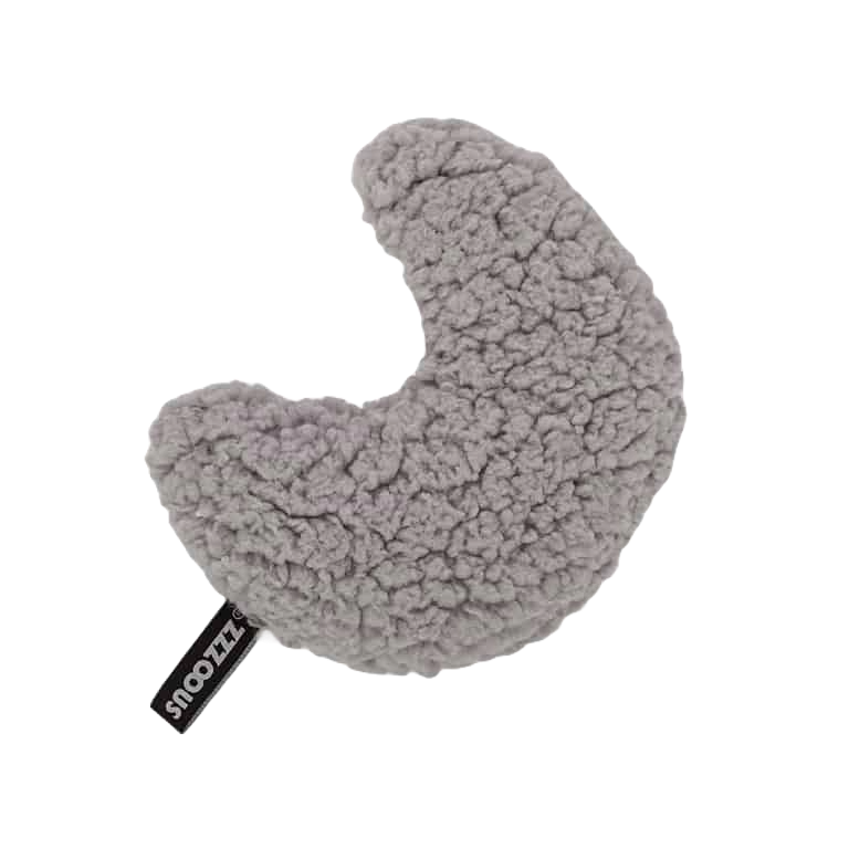 Speendoekje maan teddy grijs