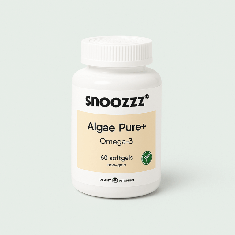 Snoozzz vegan Omega 3 algenolie