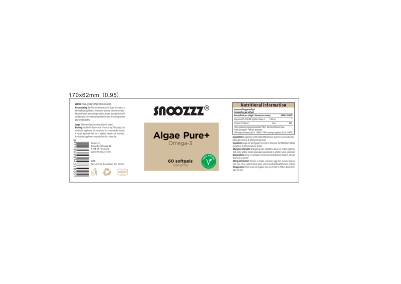 Algae Pure+ Plantaardige DHA - Afbeelding 2