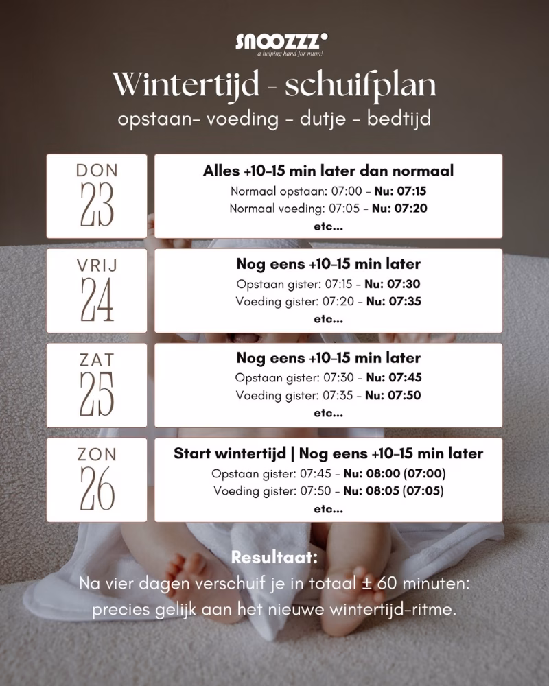 Snoozzz wintertijd