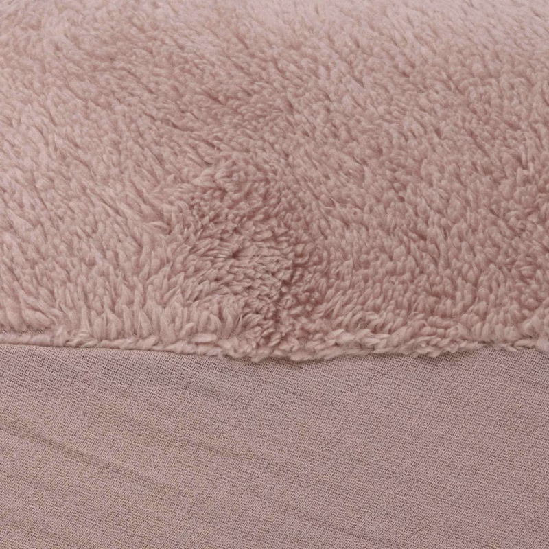 Snoozzz kussen zachte teddy met katoen hydrofiel
